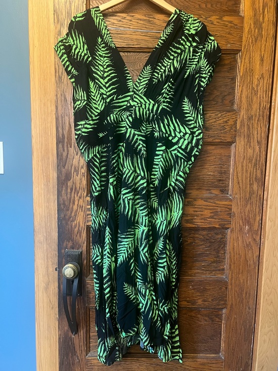 Trashy Diva Dresses & Skirts - Trashy Diva Psychedelic Ferns 1940s Dress